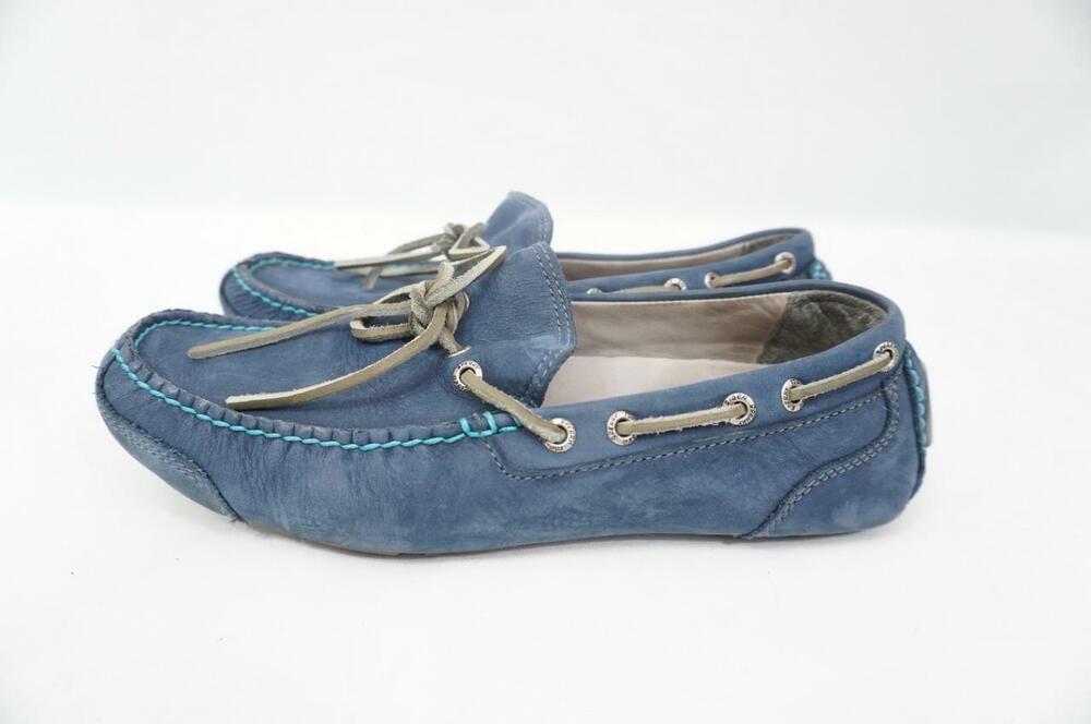 SPERRY TOP SIDER GOLD CUP CANOE MOC USED MEN 8 M LEATHER BOAT SHOES/MOCCASINS